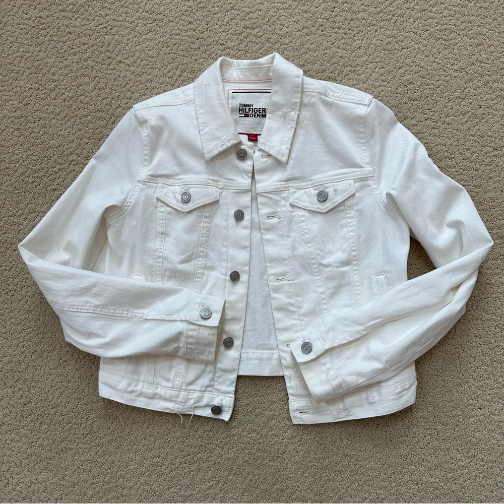 Tommy White Denim Jacket